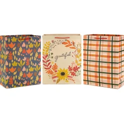 13" Grateful Season 3-Pack Large Gift Bags Assortment