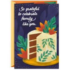 Grateful to Celebrate You Birthday Card for Relative