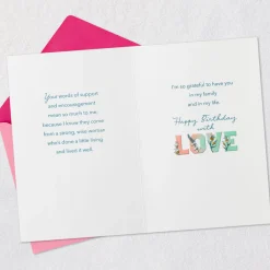 Grateful to Have You Birthday Card for Aunt
