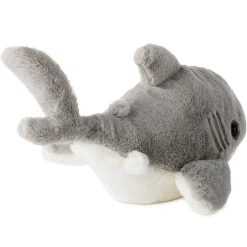 Gray Shark Plush, 13" L