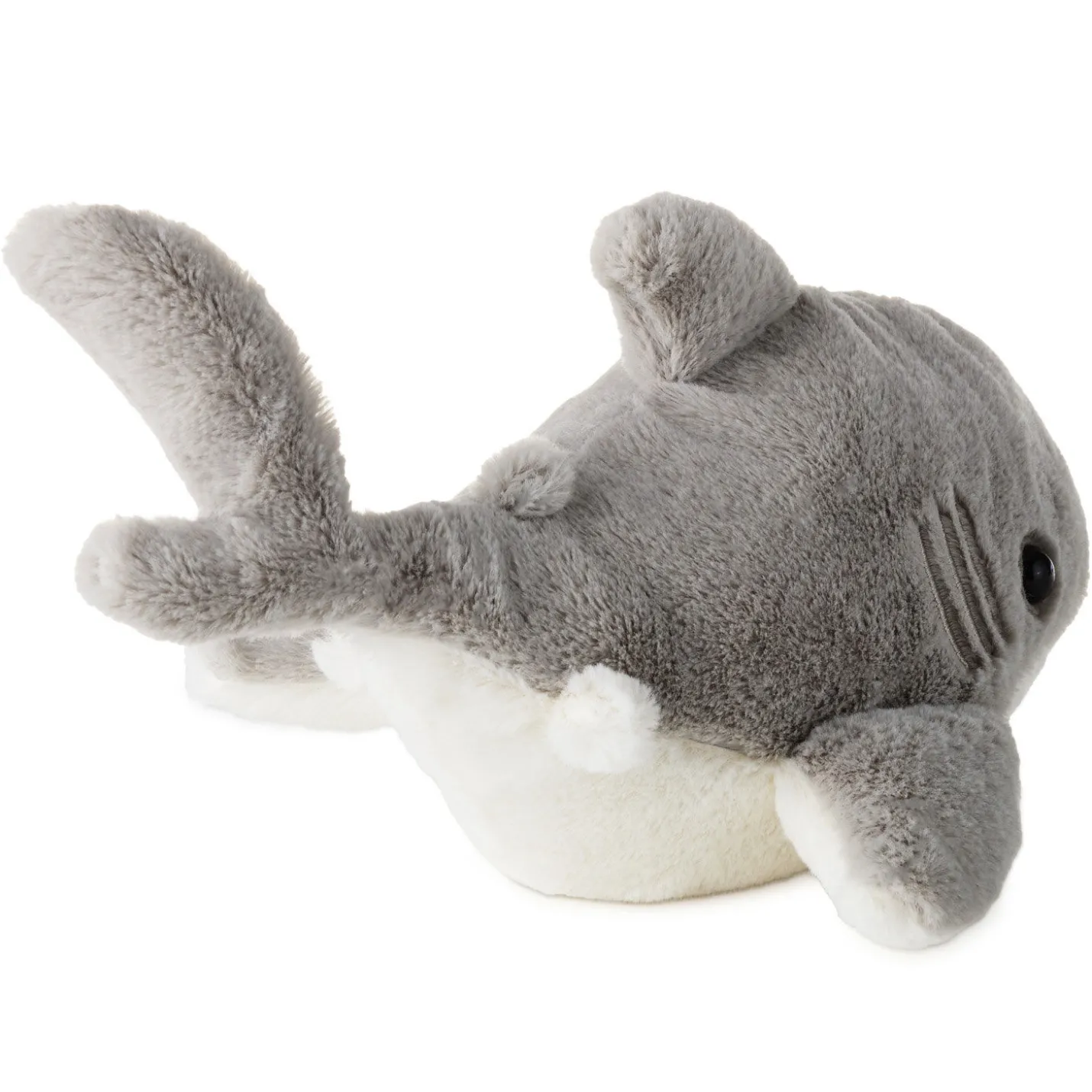 Gray Shark Plush, 13" L