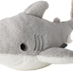 Gray Shark Plush, 13" L