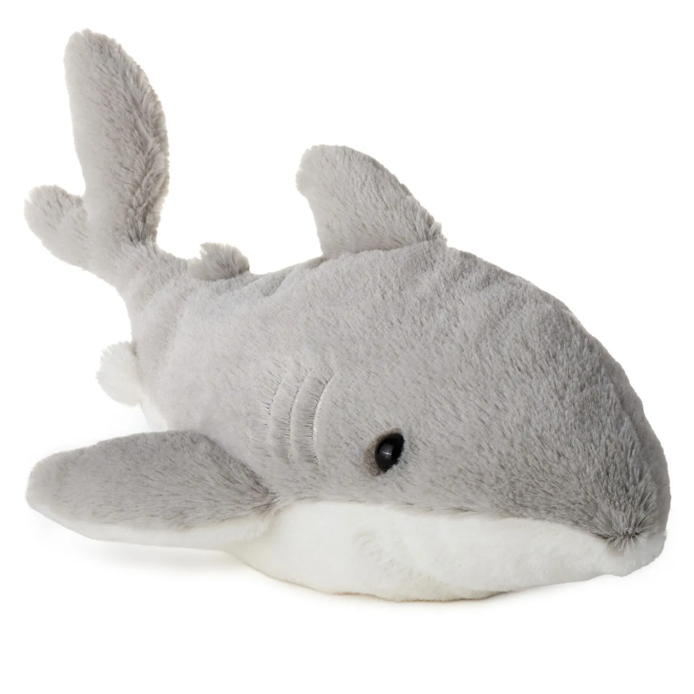 Gray Shark Plush, 13" L