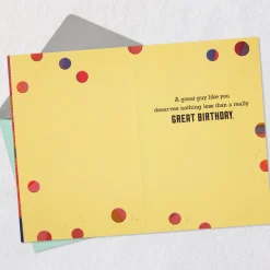 Great Guy Birthday Card for Him