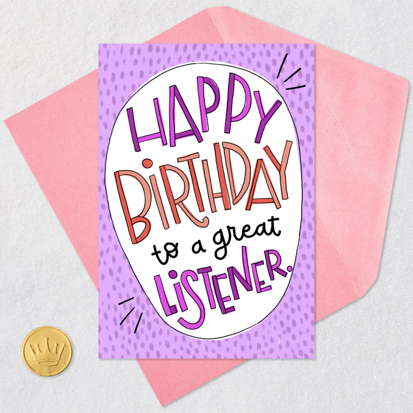 Great Listener Funny Birthday Card