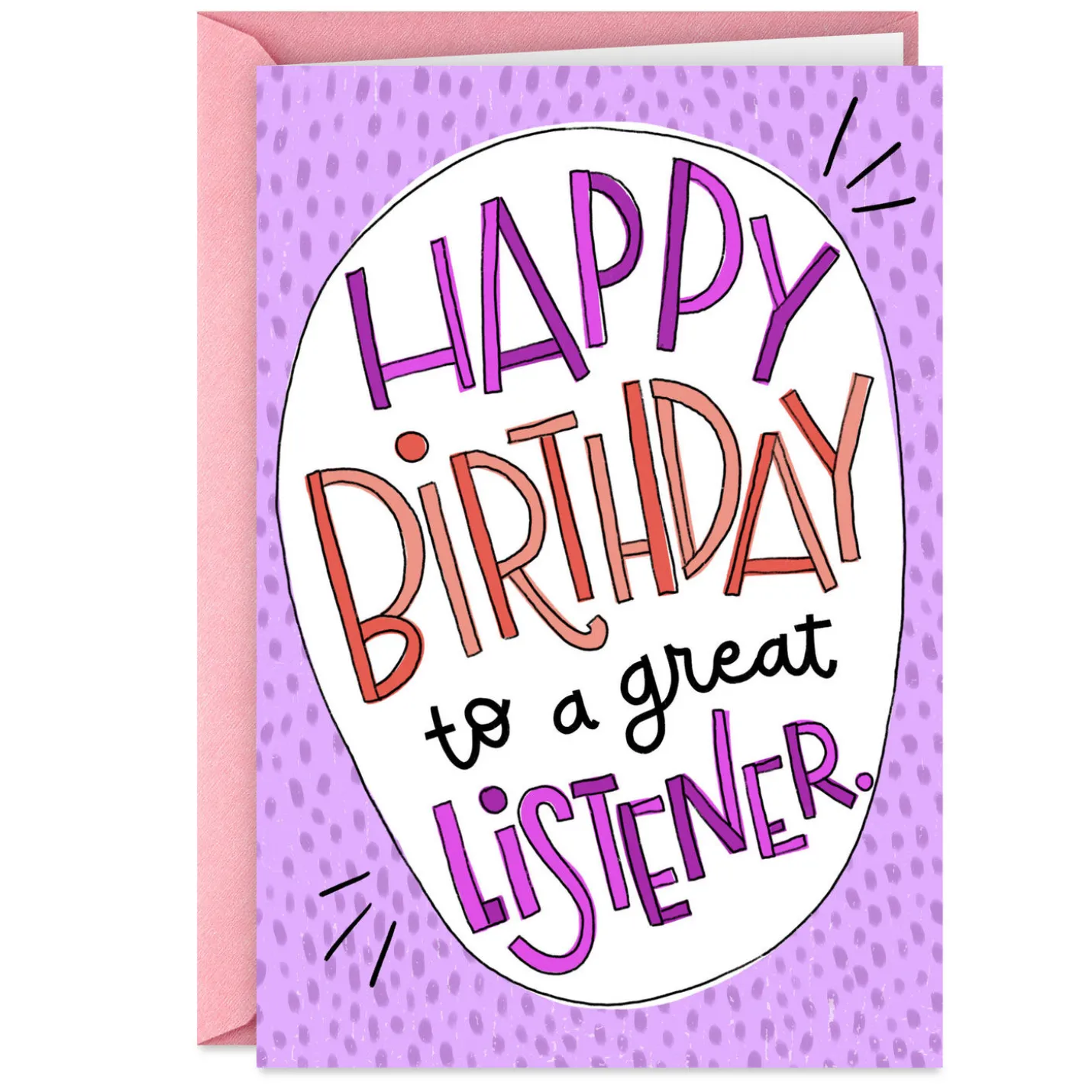 Great Listener Funny Birthday Card