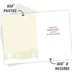 Great Outdoors World's Greatest Person Custom Birthday Card