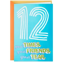 Great Times 12th Birthday Card