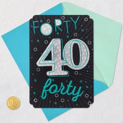 Great Time to Celebrate 40th Birthday Card