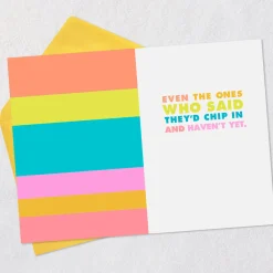 Group Gift Funny Birthday Card From Us