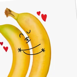 Growing Old, Bananas Funny Romantic Birthday Card for Wife
