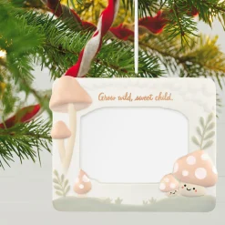Grow Wild, Sweet Child Porcelain Personalized Ornament, Custom Photo