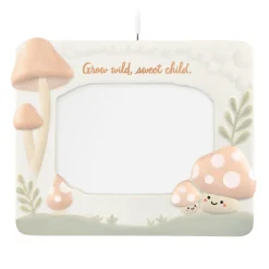Grow Wild, Sweet Child Porcelain Photo Frame Ornament