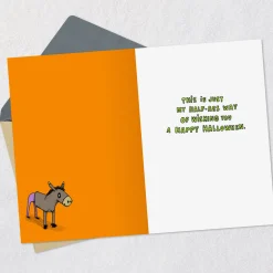 Half-Ass Wishes Funny Halloween Card