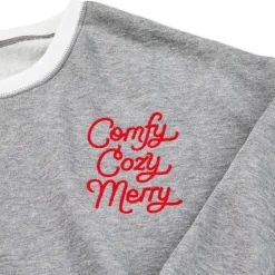 Hallmark Channel Comfy Cozy Merry Gray Sweatshirt