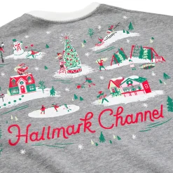 Hallmark Channel Comfy Cozy Merry Gray Sweatshirt