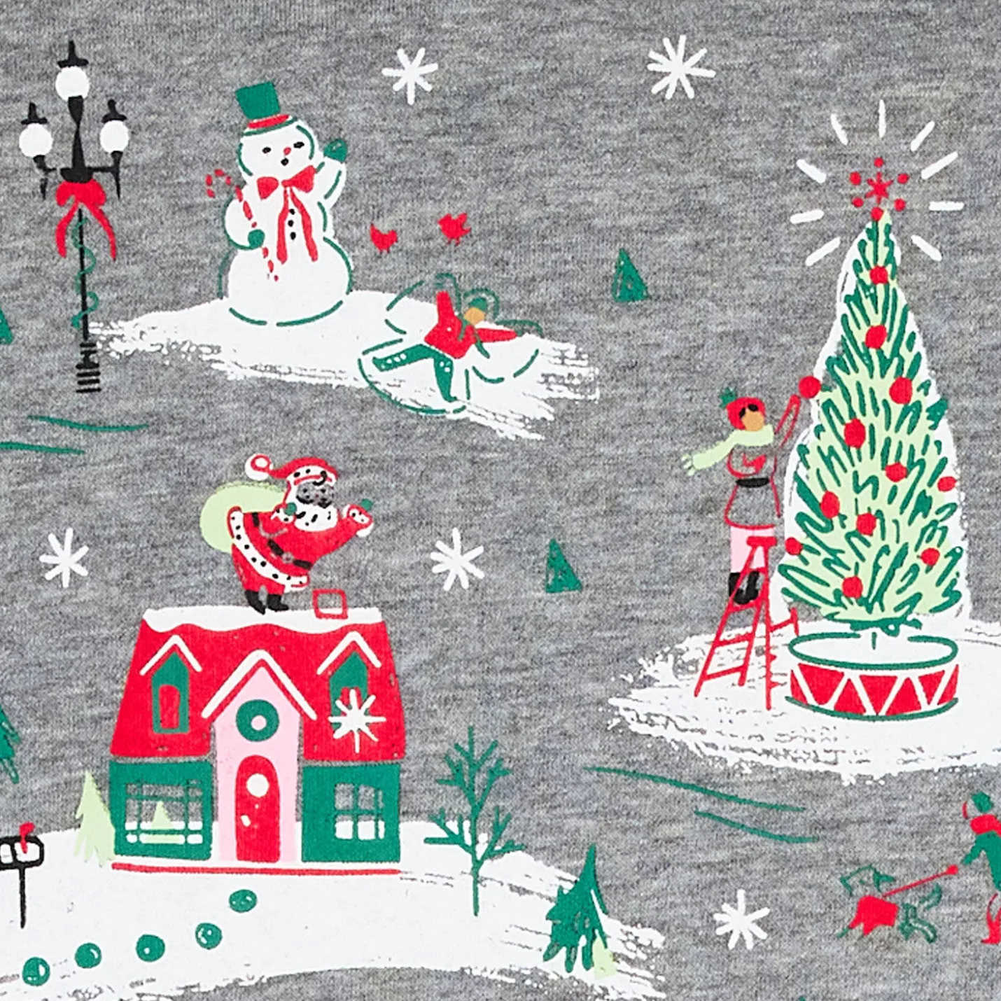 Hallmark Channel Comfy Cozy Merry Gray Sweatshirt
