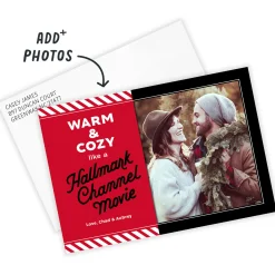 Hallmark Channel Movie Flat Christmas Photo Card