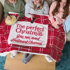 Hallmark Channel Perfect Christmas Oversized Throw Blanket, 60x80