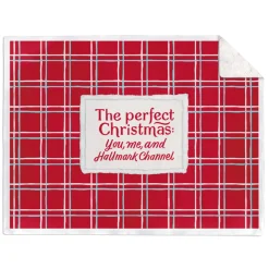 Hallmark Channel Perfect Christmas Oversized Throw Blanket, 60x80