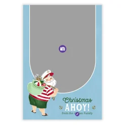 Hallmark Christmas Cruise Ahoy Flat Photo Card