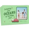 Hallmark Christmas Cruise Oceans of Holiday Fun Flat Photo Card