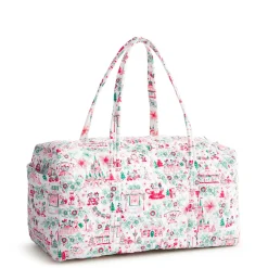 Hallmark + Disney Holiday Ever After Vera Bradley Large Original Duffle Bag