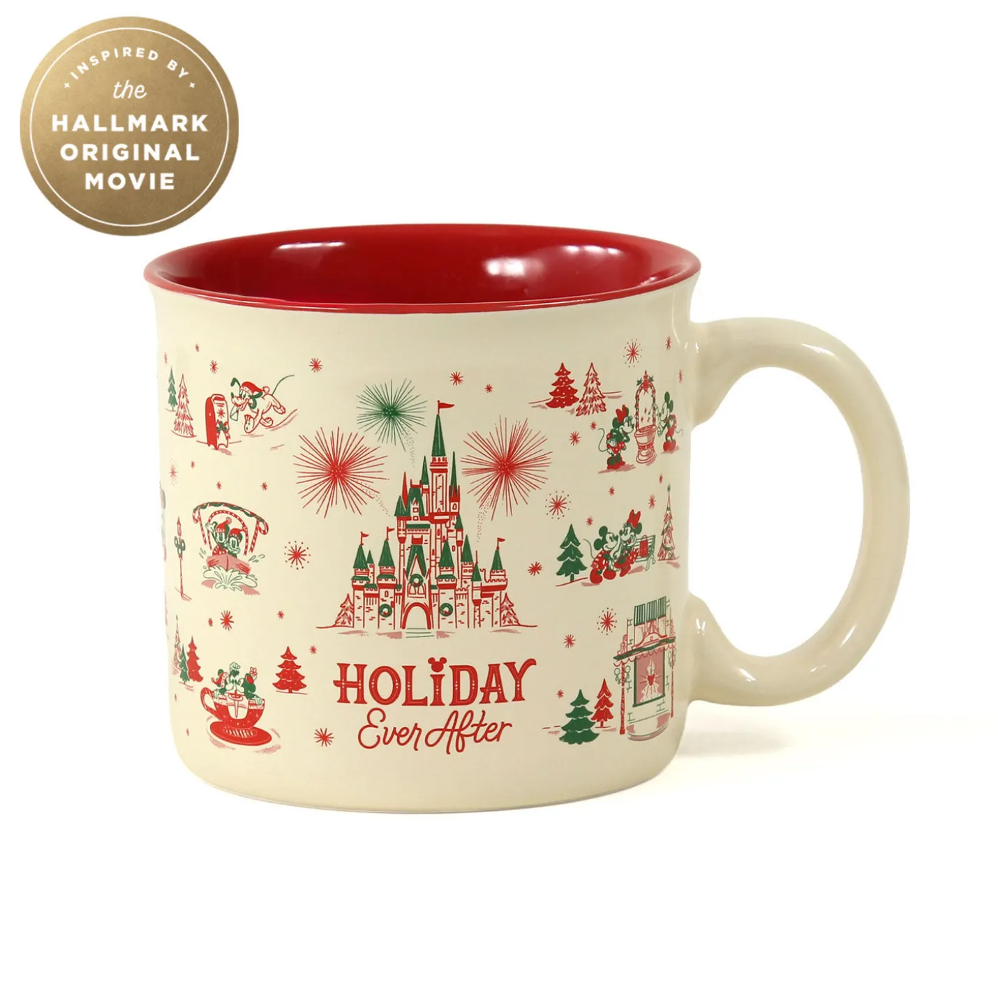 Hallmark + Disney Holiday Ever After Zrike Brands Mug, 20oz.