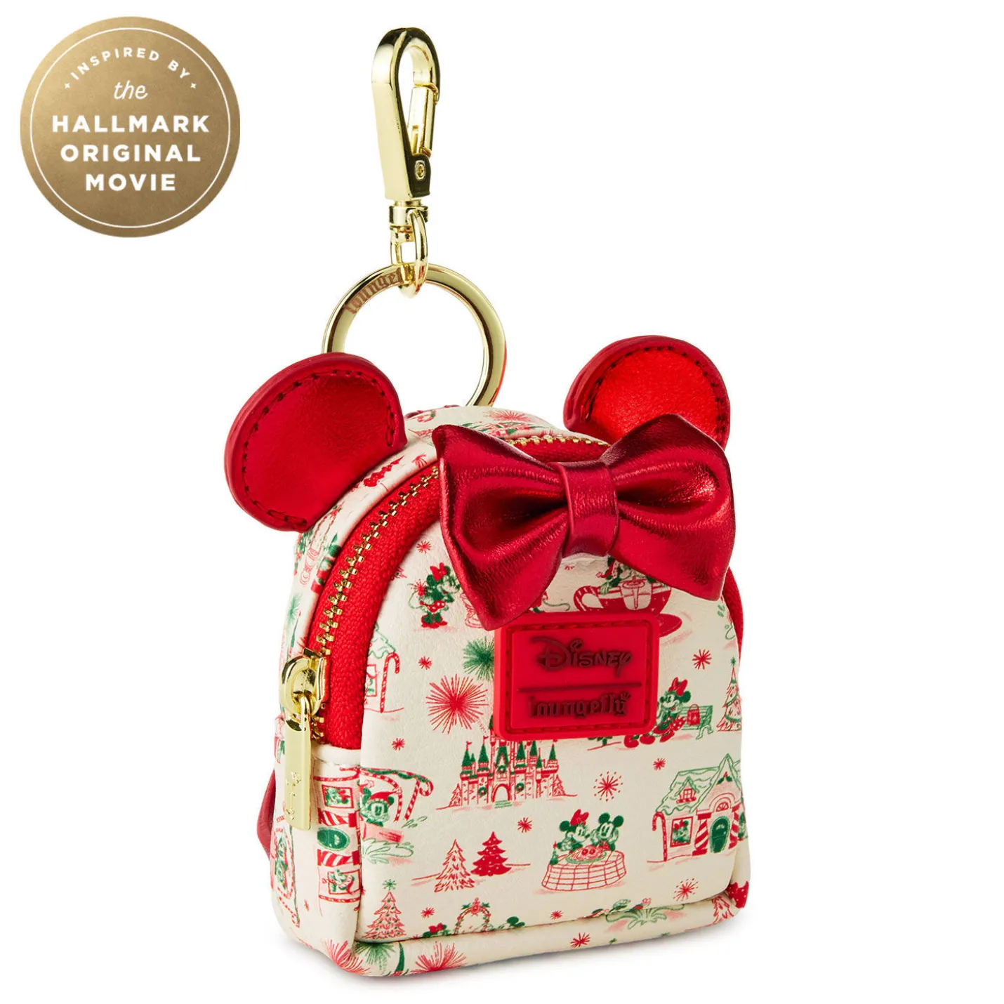Hallmark + Disney Holiday Ever After Loungefly Minnie Mouse Bag Charm