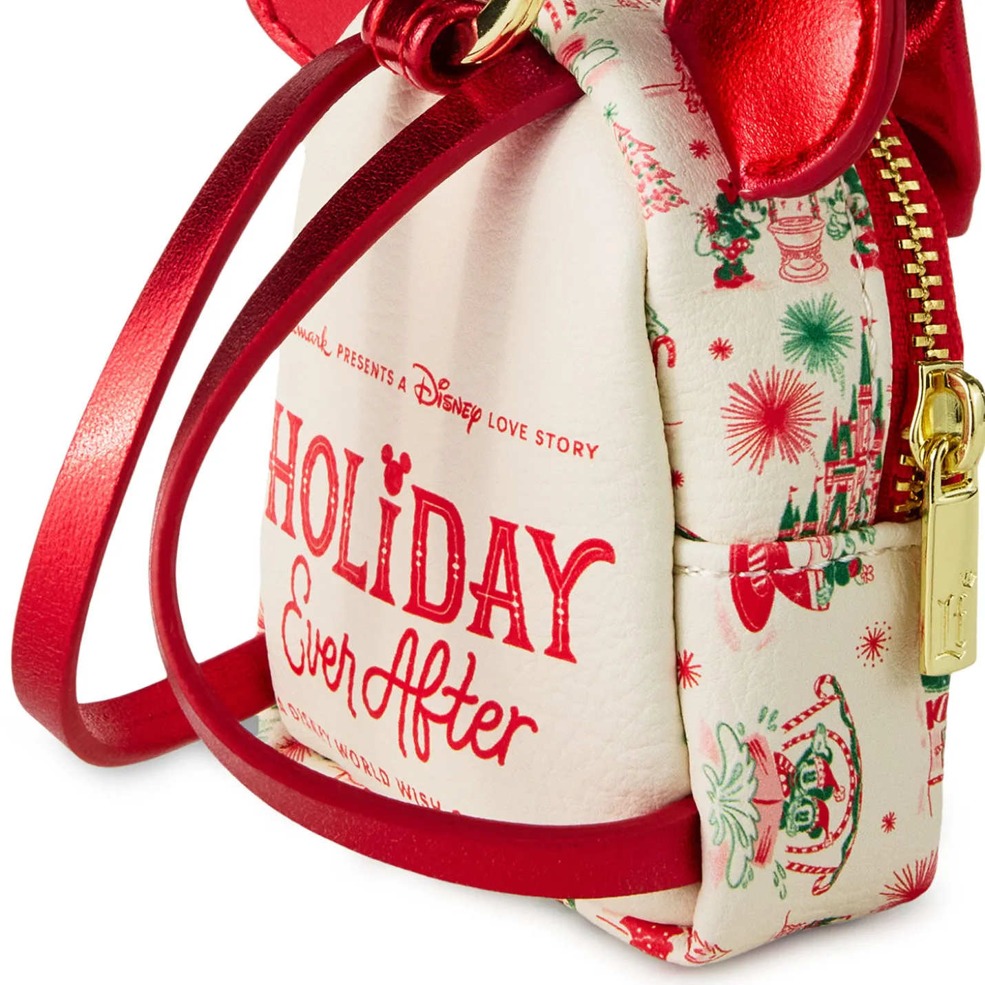 Hallmark + Disney Holiday Ever After Loungefly Minnie Mouse Bag Charm