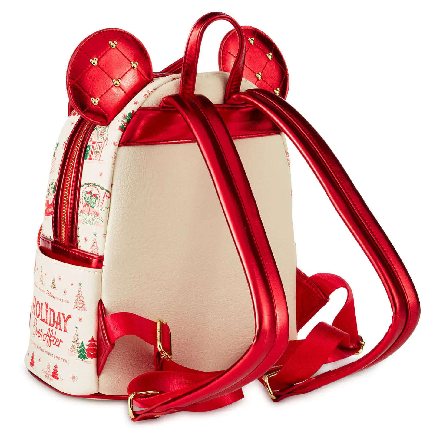 Hallmark + Disney Holiday Ever After Loungefly Minnie Mouse Mini Backpack