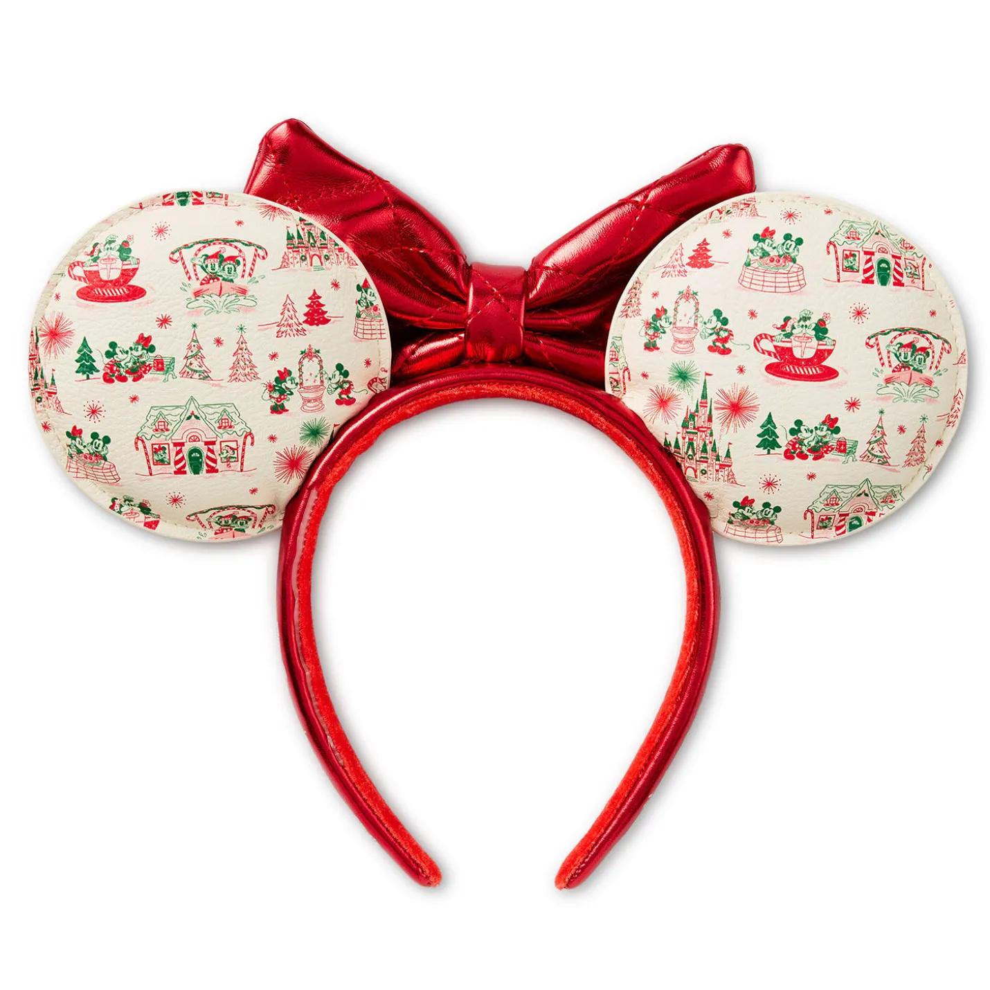 Hallmark + Disney Holiday Ever After Loungefly Minnie Mouse Ears Headband