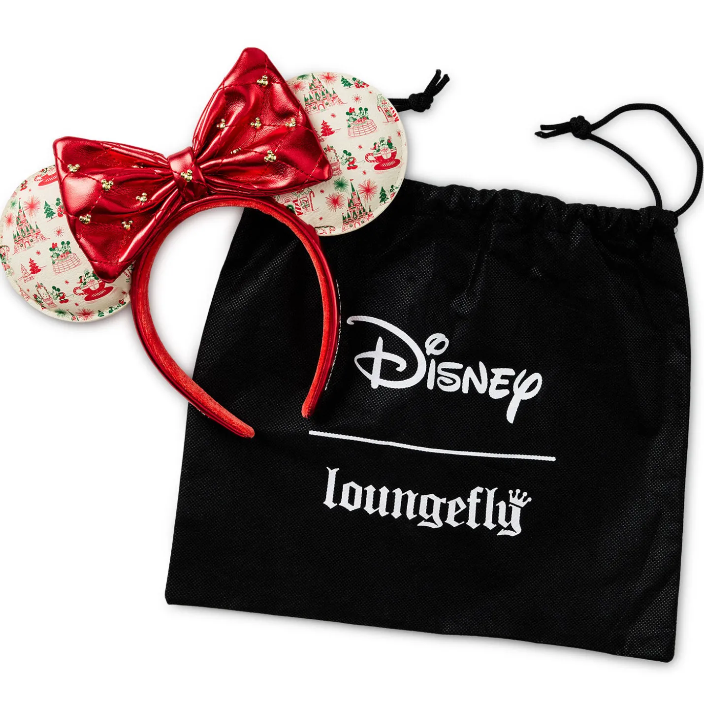 Hallmark + Disney Holiday Ever After Loungefly Minnie Mouse Ears Headband
