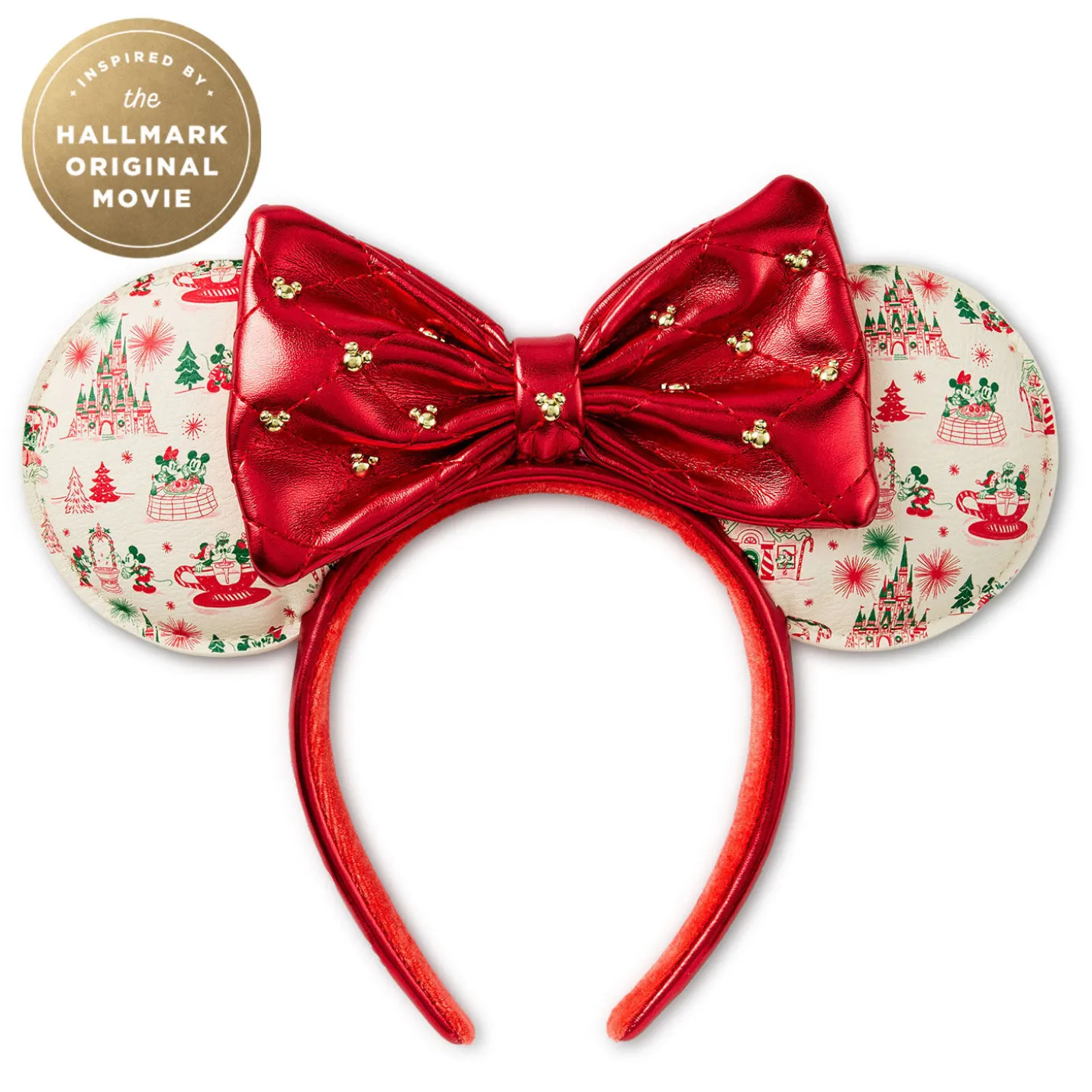 Hallmark + Disney Holiday Ever After Loungefly Minnie Mouse Ears Headband