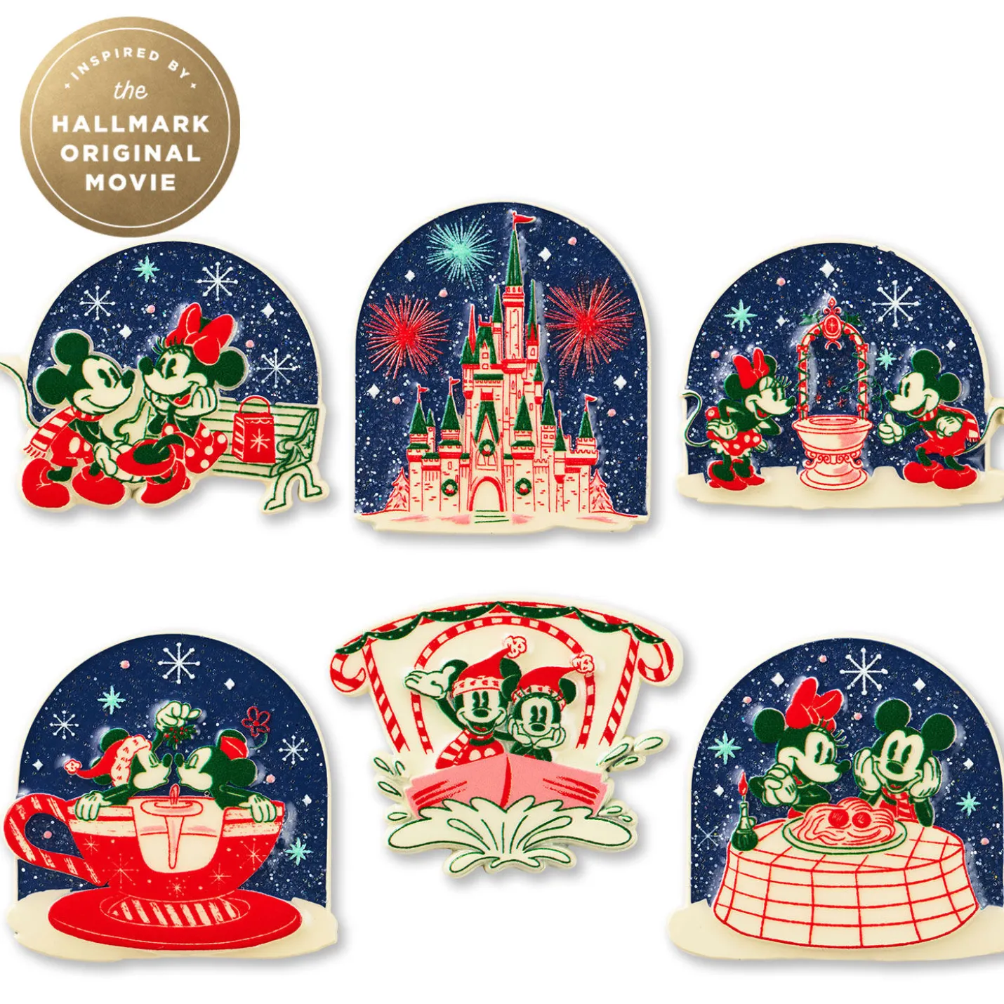 Hallmark + Disney Holiday Ever After Loungefly Mystery Pin