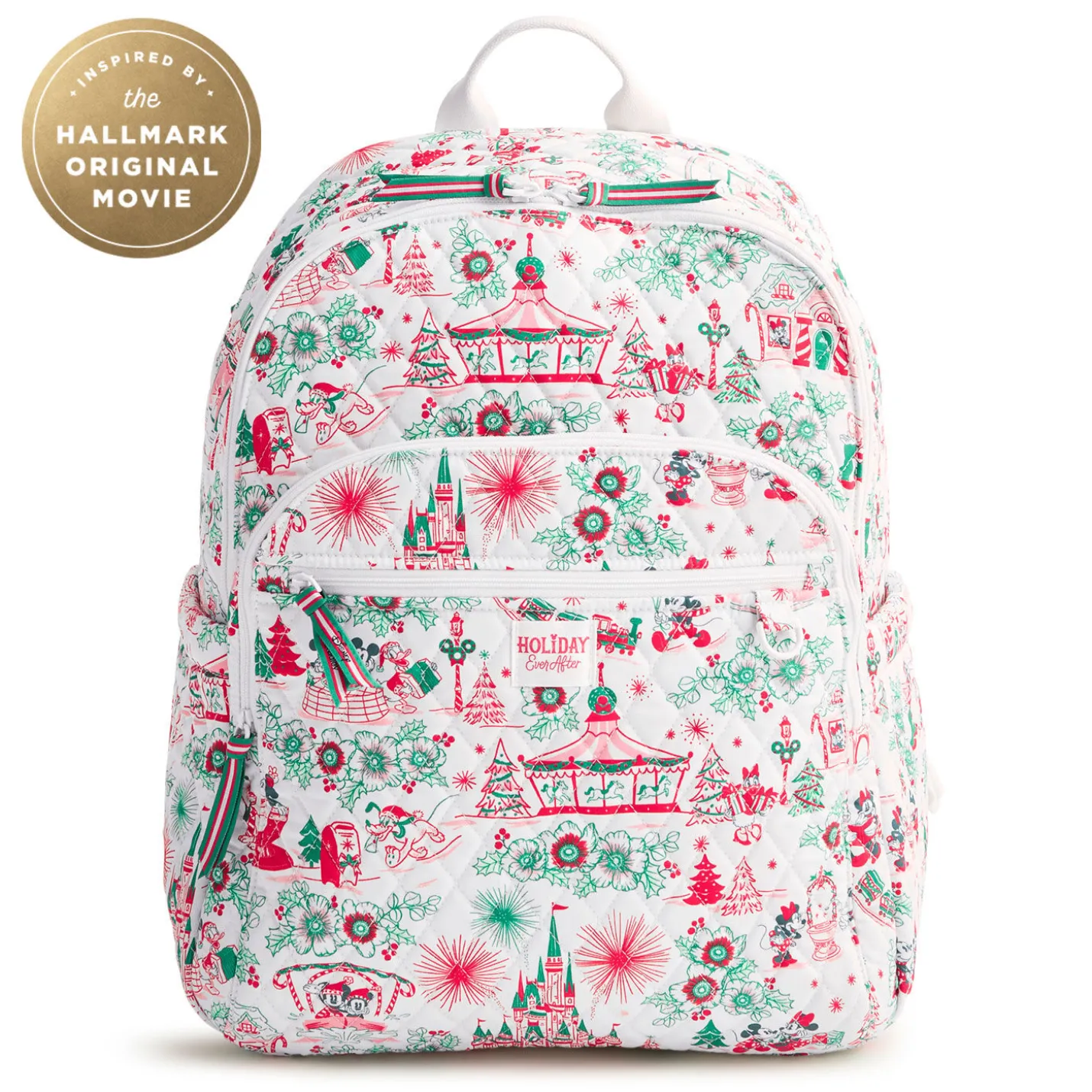 Hallmark + Disney Holiday Ever After Vera Bradley Bancroft Backpack