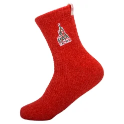 Hallmark + Disney Holiday Ever After Red Castle Crew Socks
