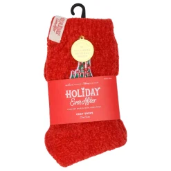 Hallmark + Disney Holiday Ever After Red Castle Crew Socks