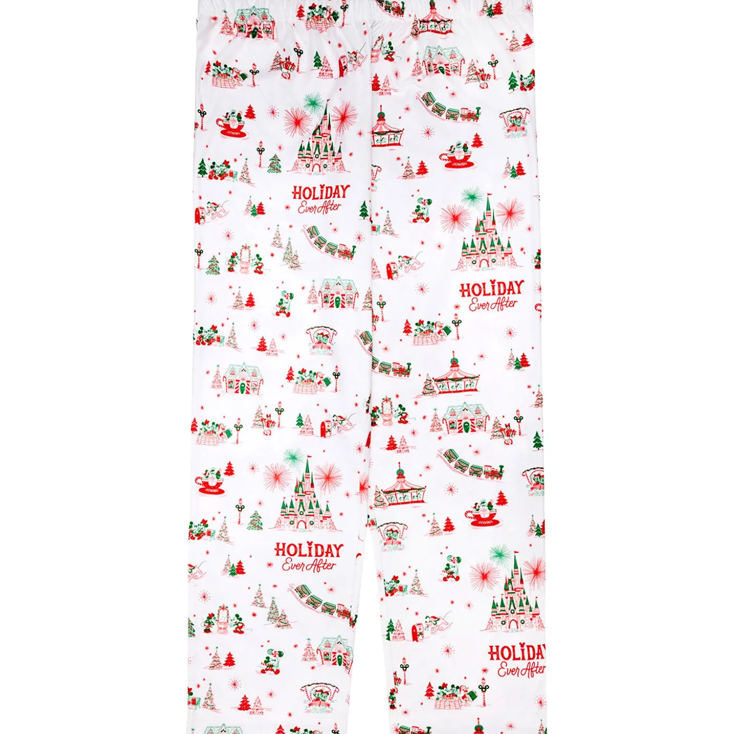 Hallmark + Disney Holiday Ever After Unisex Adult Pajama Set