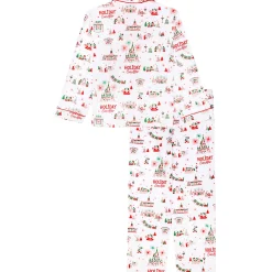Hallmark + Disney Holiday Ever After Unisex Adult Pajama Set