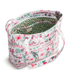 Hallmark + Disney Holiday Ever After Vera Bradley Small Original Vera Tote Bag