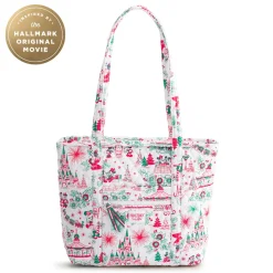 Hallmark + Disney Holiday Ever After Vera Bradley Small Original Vera Tote Bag