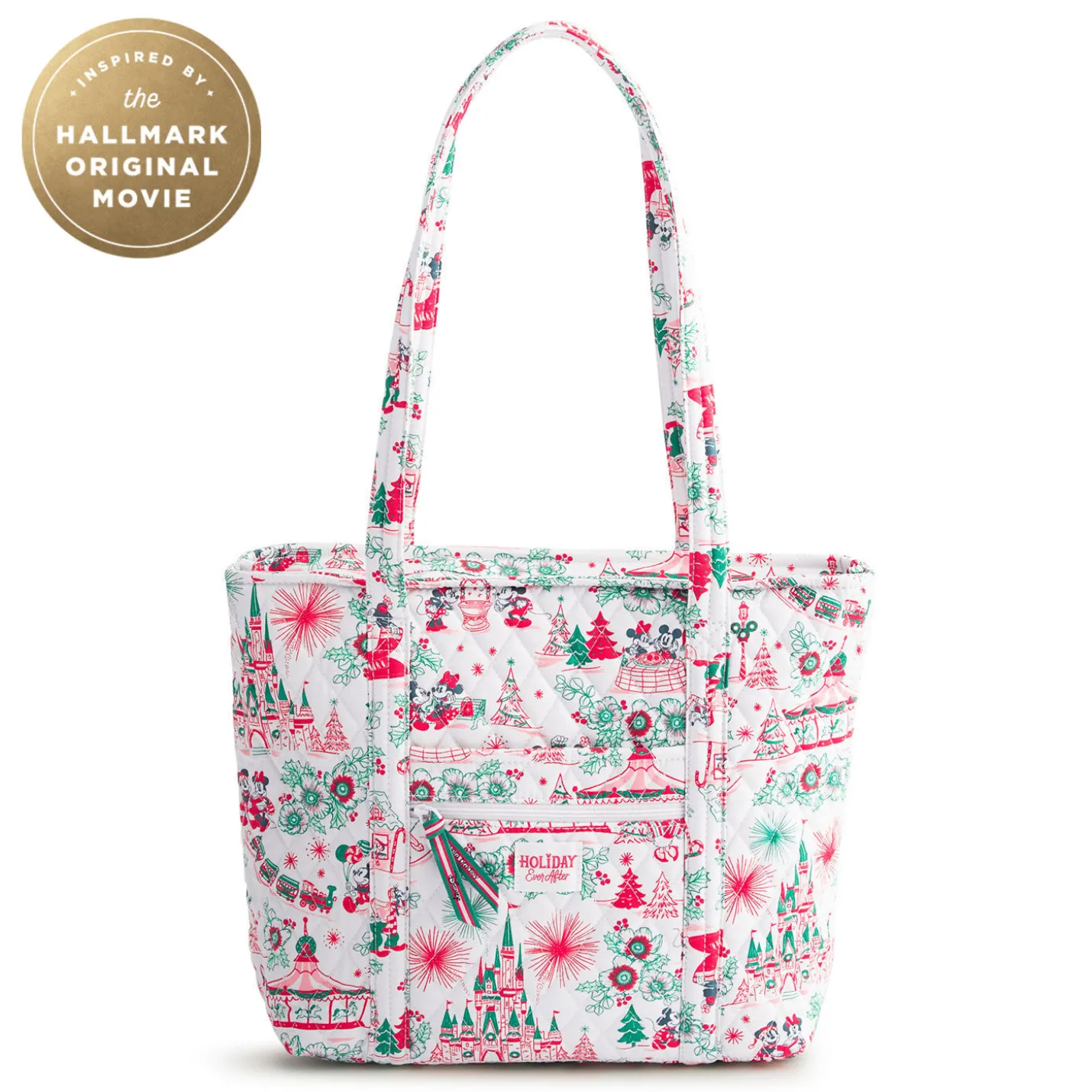 Hallmark + Disney Holiday Ever After Vera Bradley Small Original Vera Tote Bag
