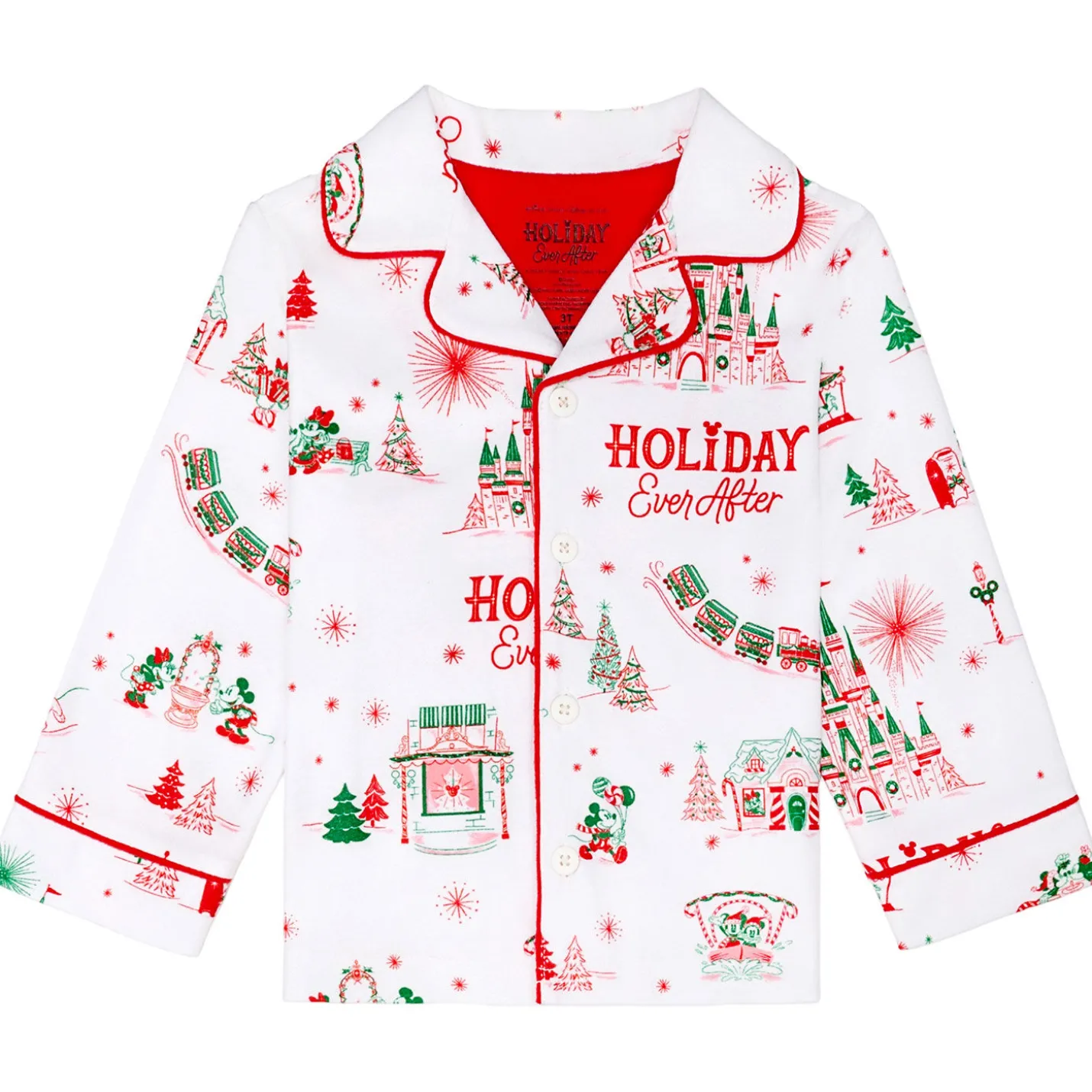 Hallmark + Disney Holiday Ever After Toddler Pajama Set