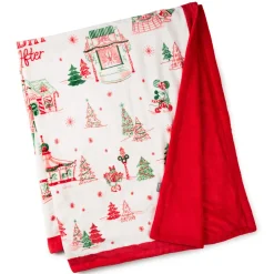 Hallmark + Disney Holiday Ever After Throw Blanket, 50x60