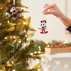 Hallmark + Disney Holiday Ever After Mickey and Minnie Hallmark Ornaments, Set of 2