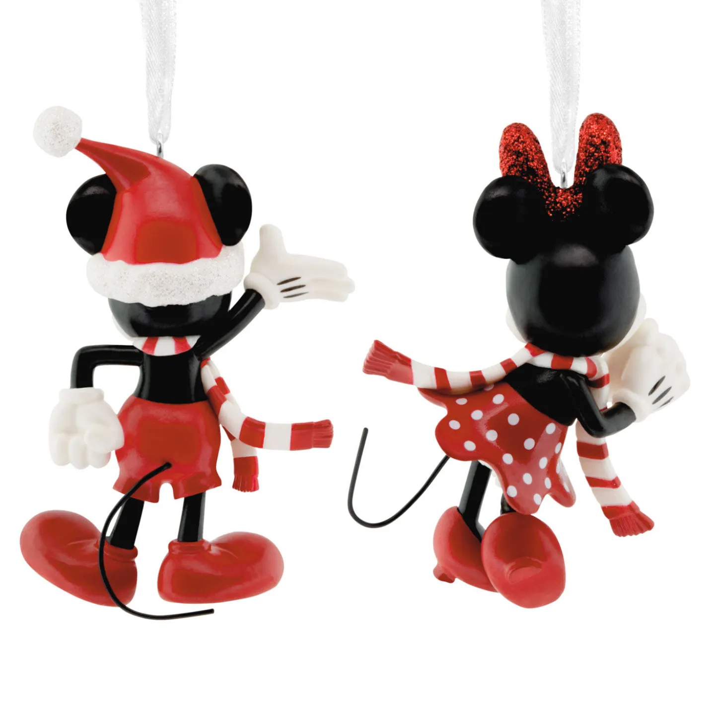 Hallmark + Disney Holiday Ever After Mickey and Minnie Hallmark Ornaments, Set of 2
