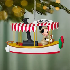 Hallmark + Disney Holiday Ever After Jingle Cruise A Holly, Jolly Journey Ornament With Sound