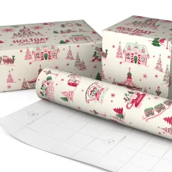 Hallmark + Disney Holiday Ever After Jumbo Christmas Wrapping Paper Roll, 35 sq. ft.