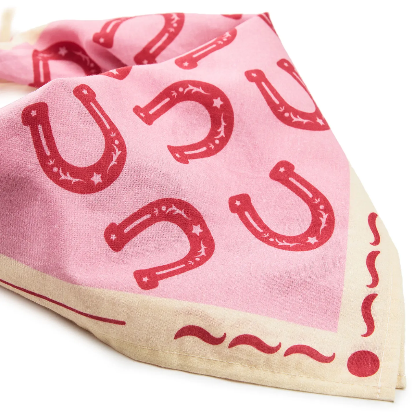 Hallmark x Opry® Horseshoes on Pink Bandana